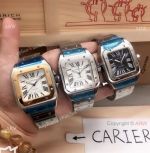 Copy Cartier Santos Quartz 38mm Watch Stainless Steel or Two Tone